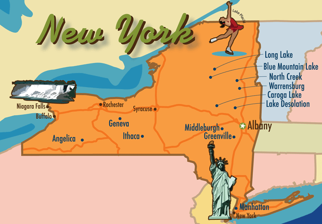 NY vacation rentals map